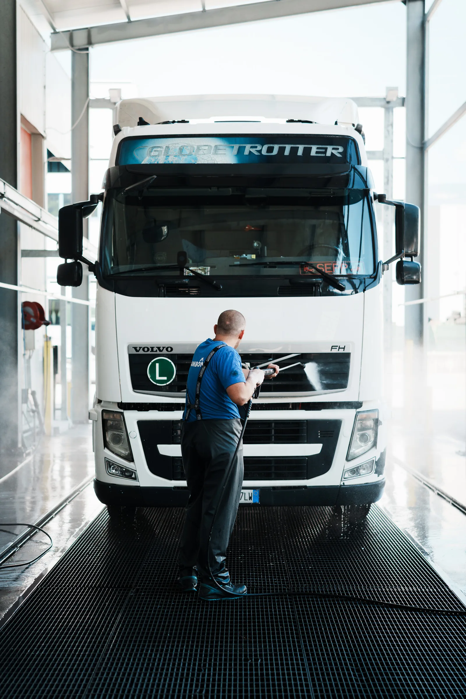 Impianto di lavaggio per camion